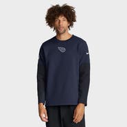 Nike Men's Nike Navy Tennessee Titans Sideline Coach Therma-FIT Long Sleeve T-Shirt