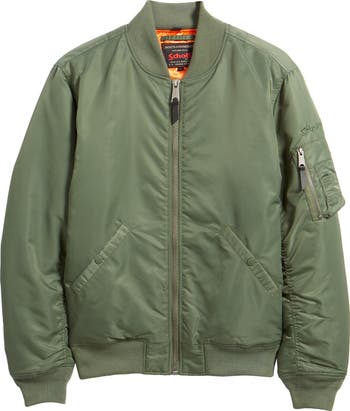 Schott NYC Water Resistant MA-1 Flight Jacket | Nordstrom