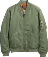 Schott NYC Water Resistant MA-1 Flight Jacket
