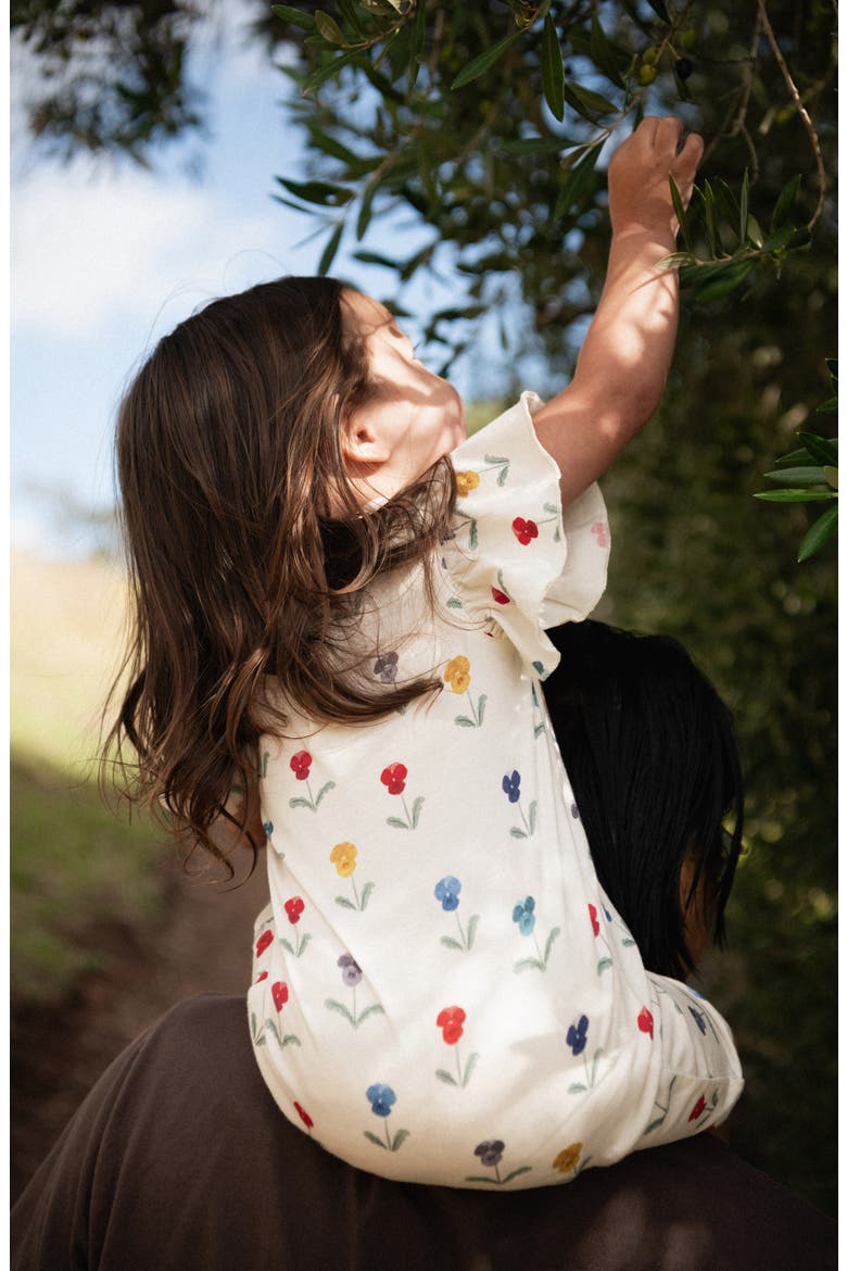 Tilly Organic Cotton Romper, Alternate, color, DELPHINE BLOOMS PRIN