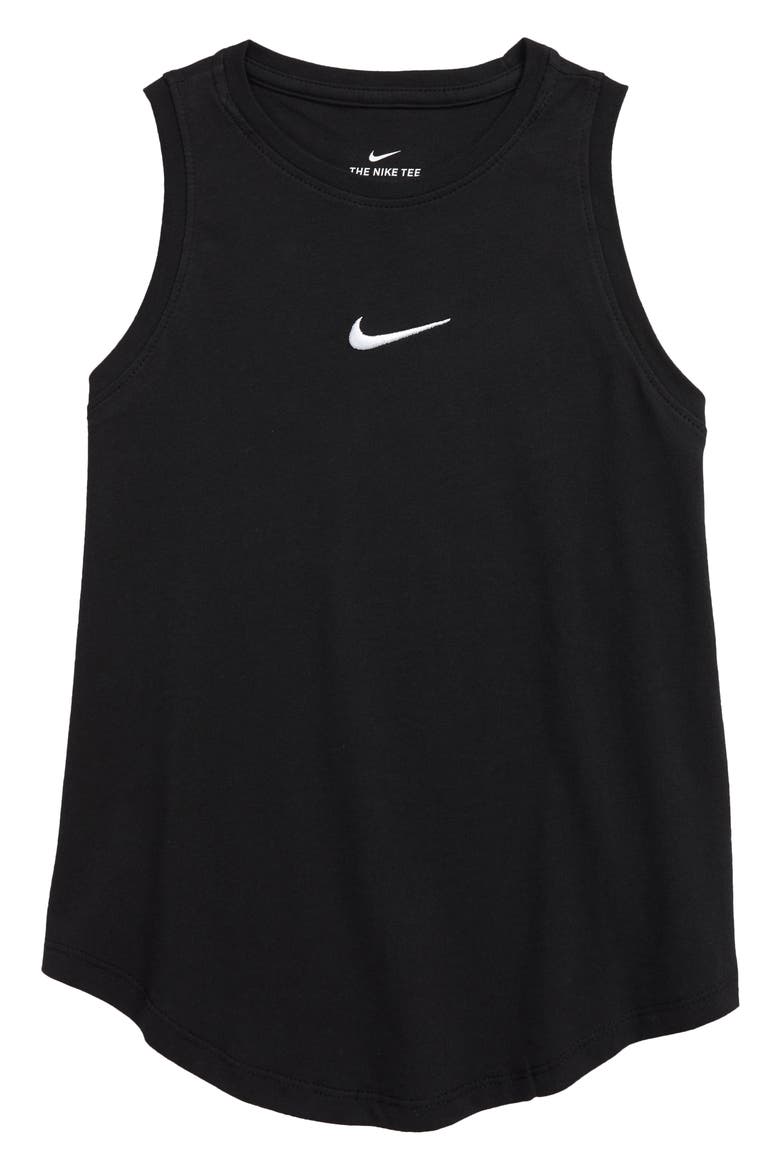 Sportswear Kids' Tank, Main, color, BLACK/ WHITE