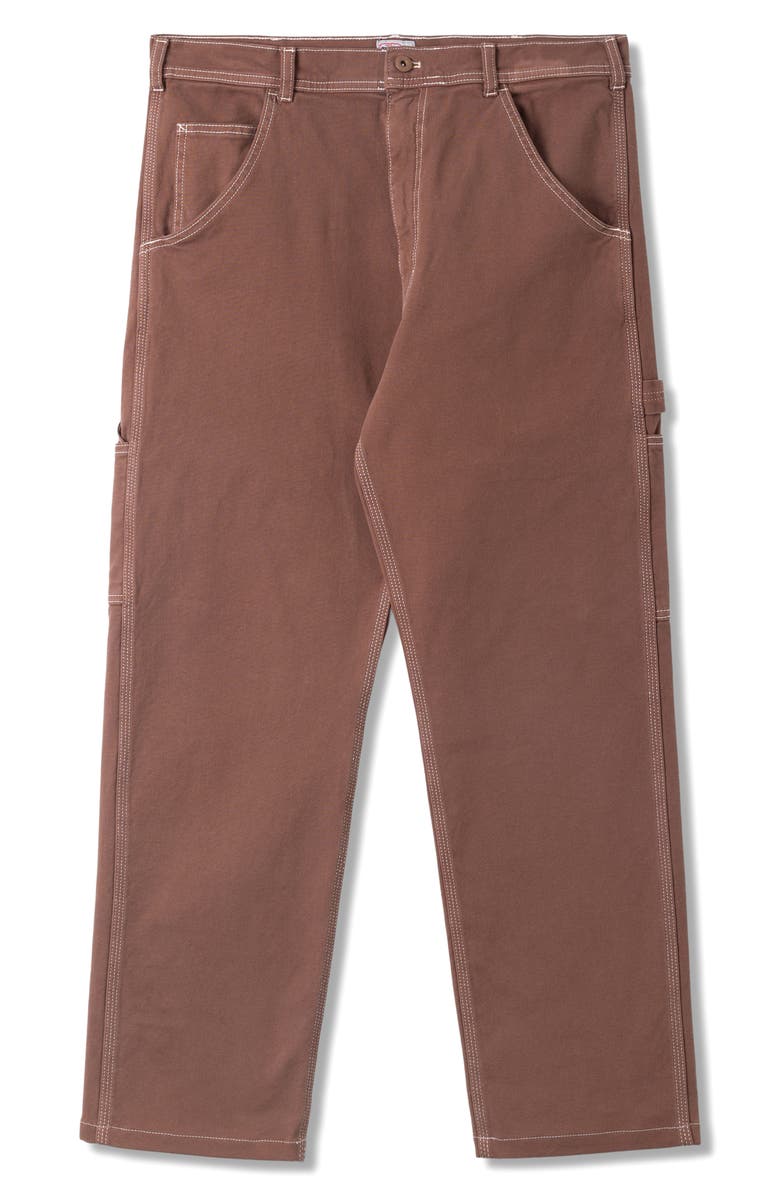 STAN RAY OG Relaxed Straight Leg Cotton Canvas Painter Pants, Main, color, Acorn Duck
