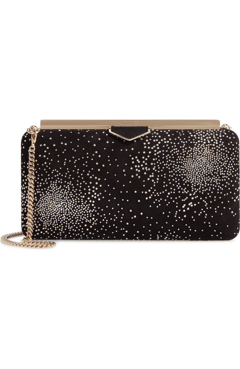 Jimmy Choo Ellipse Constellation Embellished Clutch, Main, color,