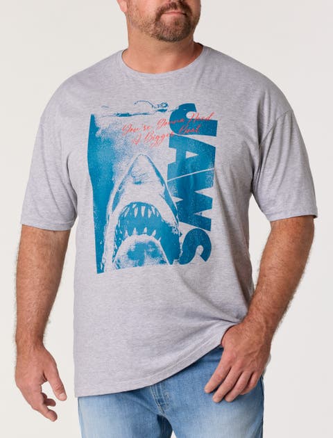 Big & Tall Jaws Graphic Tee
