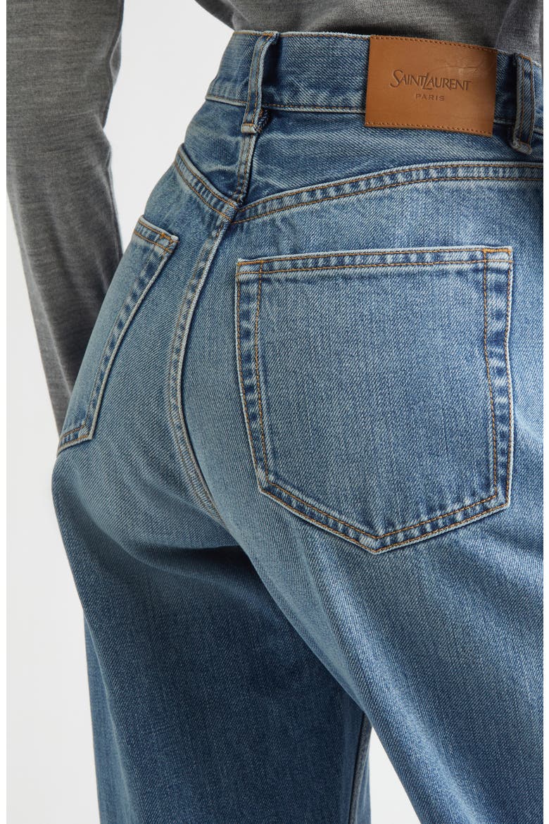 V-Waist Baggy Jeans, Alternate, color, 50S BLUE
