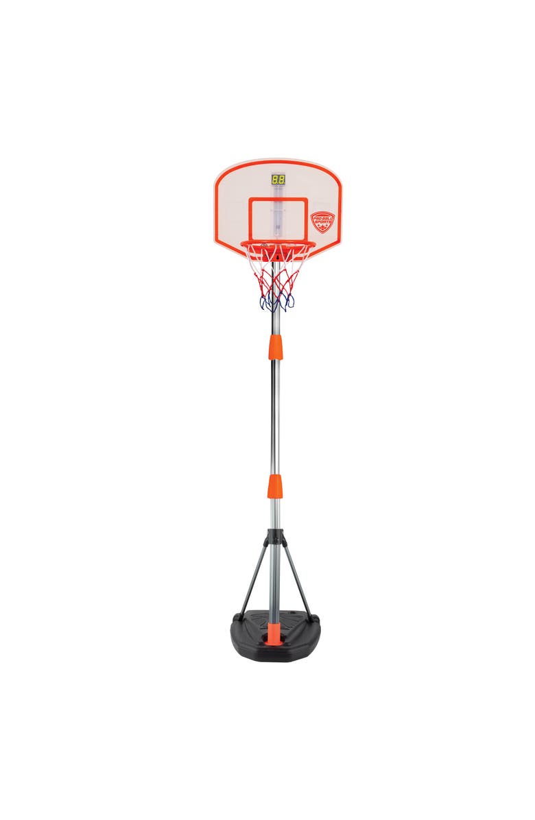 Pro Ball Portable Electronic Scoreboard Basketball Hoop, Alternate, color, 