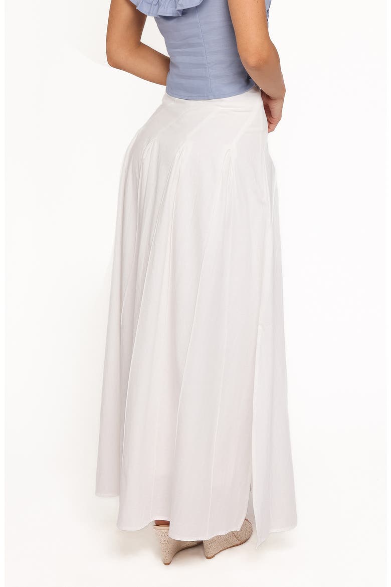 Zoey Cotton Maxi Skirt, Alternate, color, WHITE