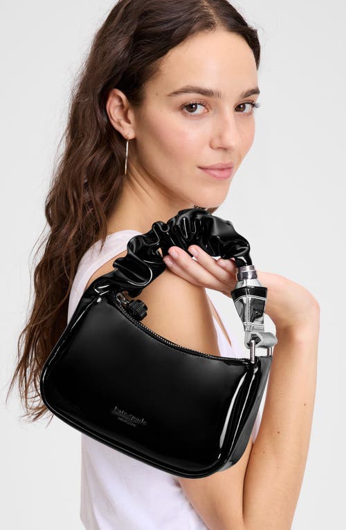 Shop Kate Spade New York Squeeze Patent Leather Mini Bag In Black