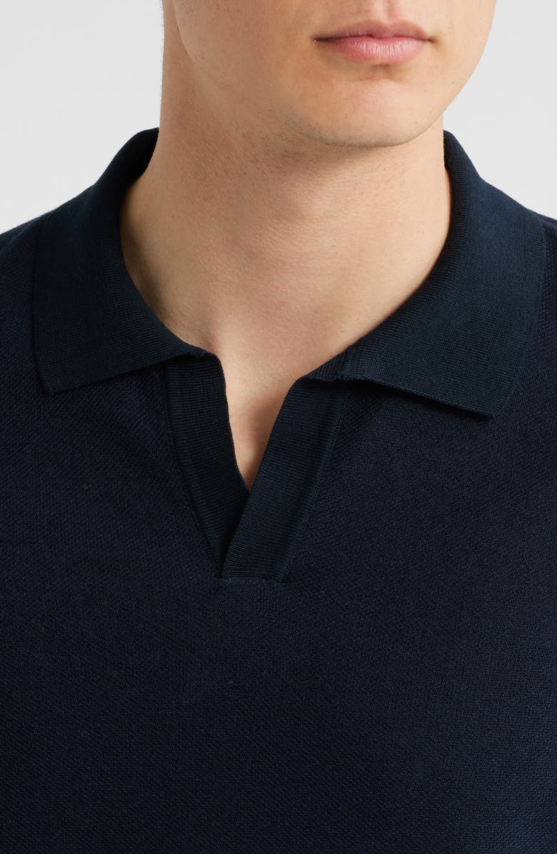 BOSS Jianluca Johnny Collar Polo, Alternate, color, Dk Bu