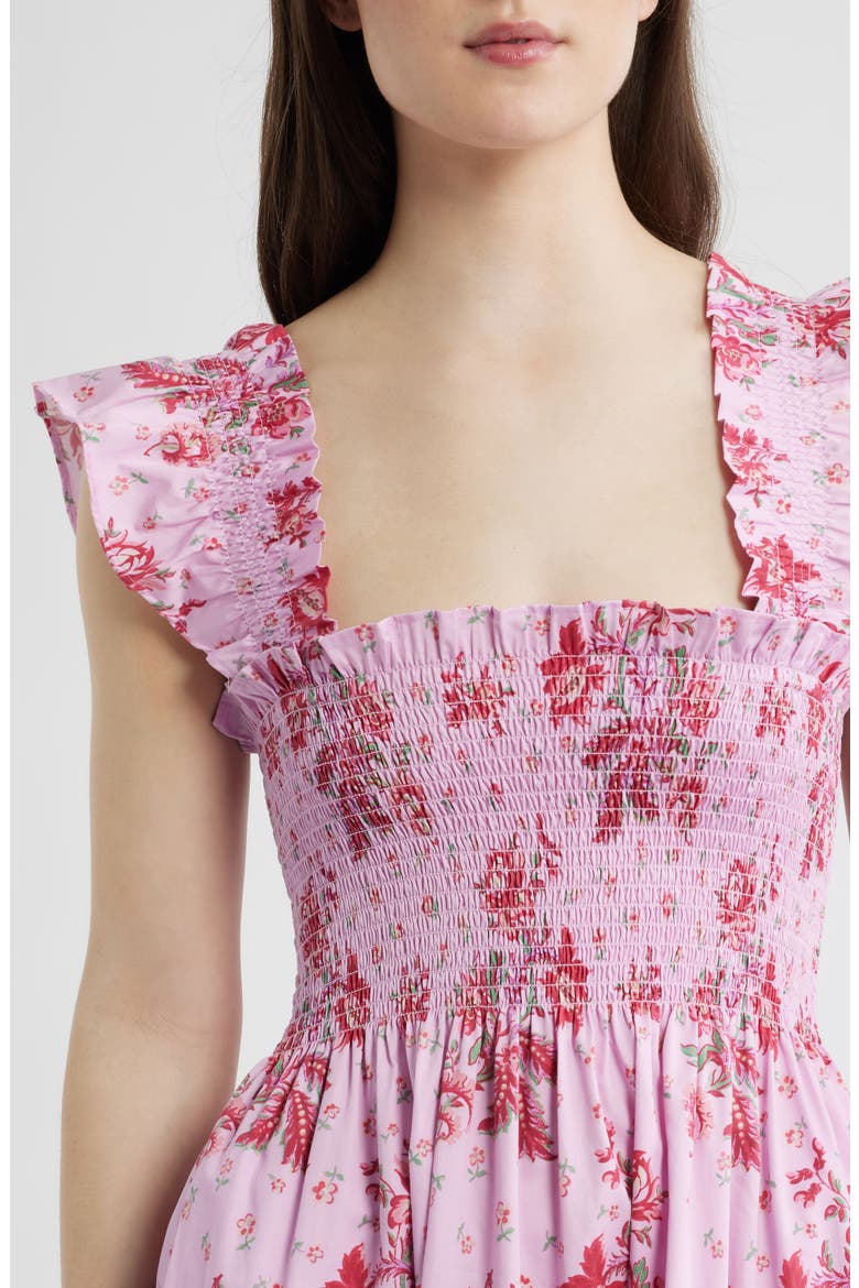 The Ellie Nap Midi Dress, Alternate, color, DELFT BOUQUET PINK