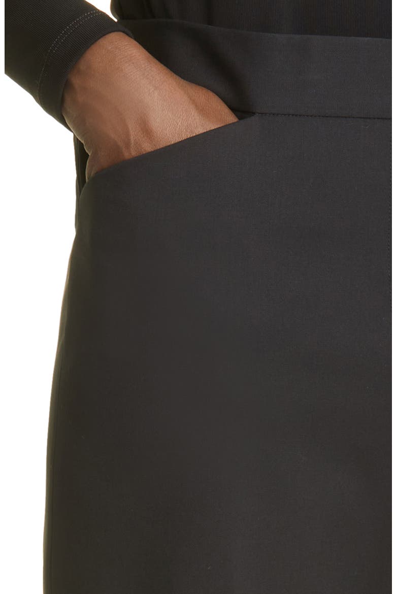 Irving Skinny Stretch Wool Pants, Alternate, color, BLACK