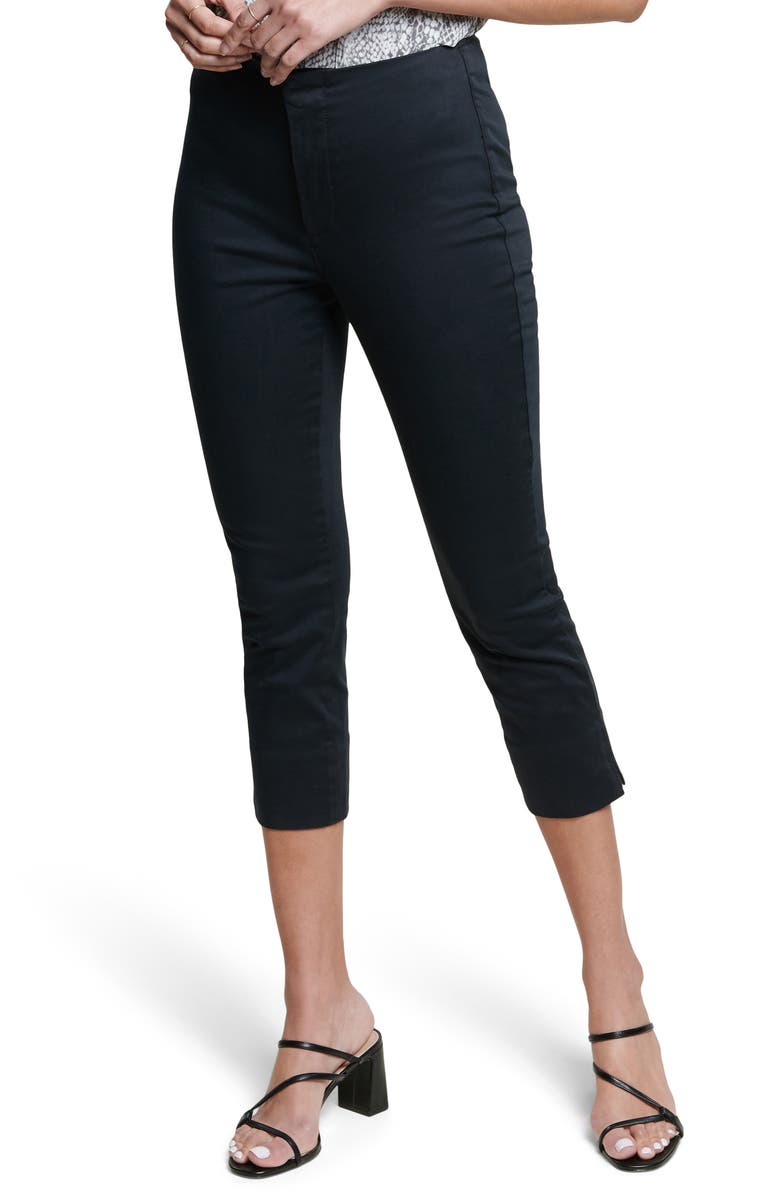 NYDJ Notch Hem High Waist Skinny Capri Pants, Main, color, 