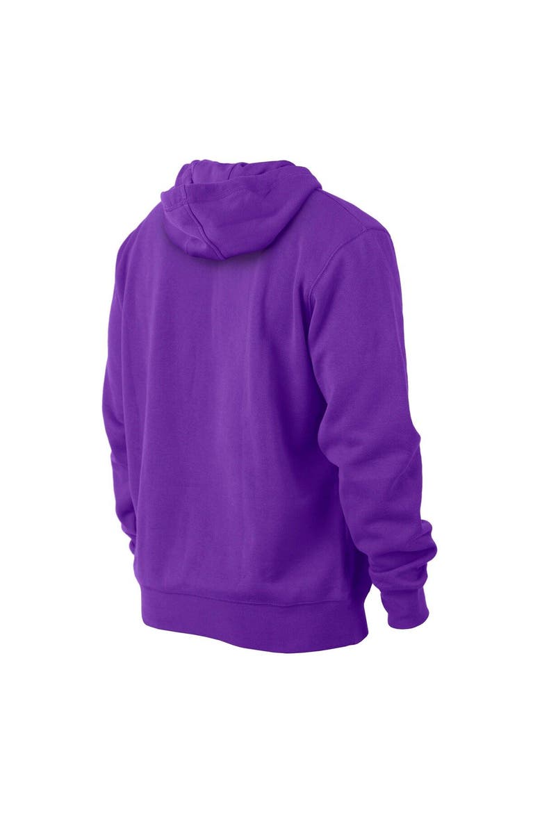 Men's New Era Purple Baltimore Ravens Ink Dye Pullover Hoodie, Alternate, color, Purple