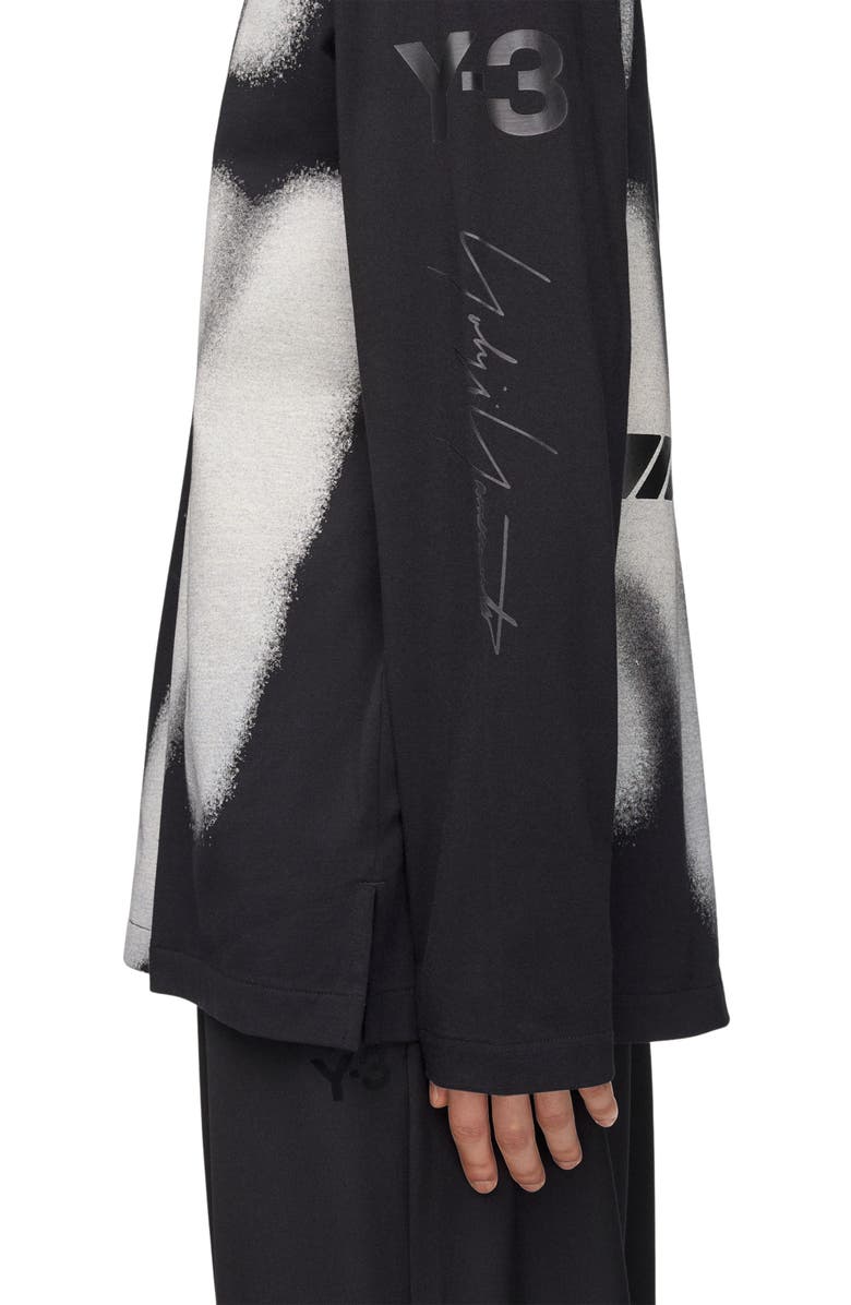 Y-3 Mercedes - AMG Petronas Formula 1 Team Yohji Graphic Long Sleeve Tee, Alternate, color, 