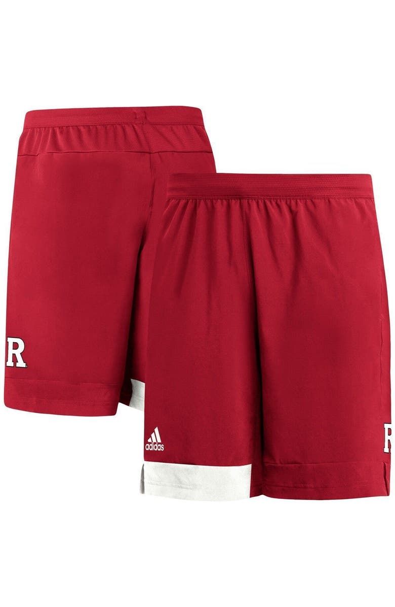 adidas Men's adidas Scarlet Rutgers Scarlet Knights AEROREADY Training Shorts, Main, color, 