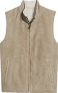 Johnston & Murphy Reversible Faux Suede Vest