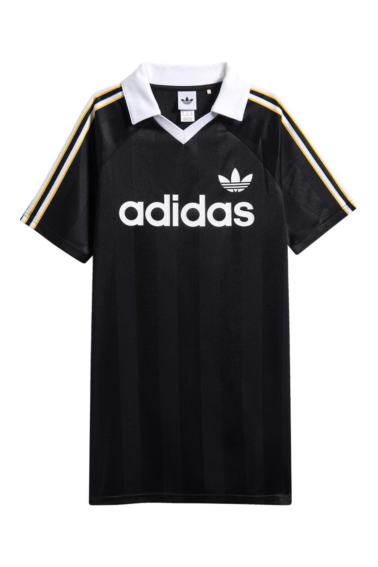 Kids' Archive Collar Jersey Dress, Main, color, BLACK