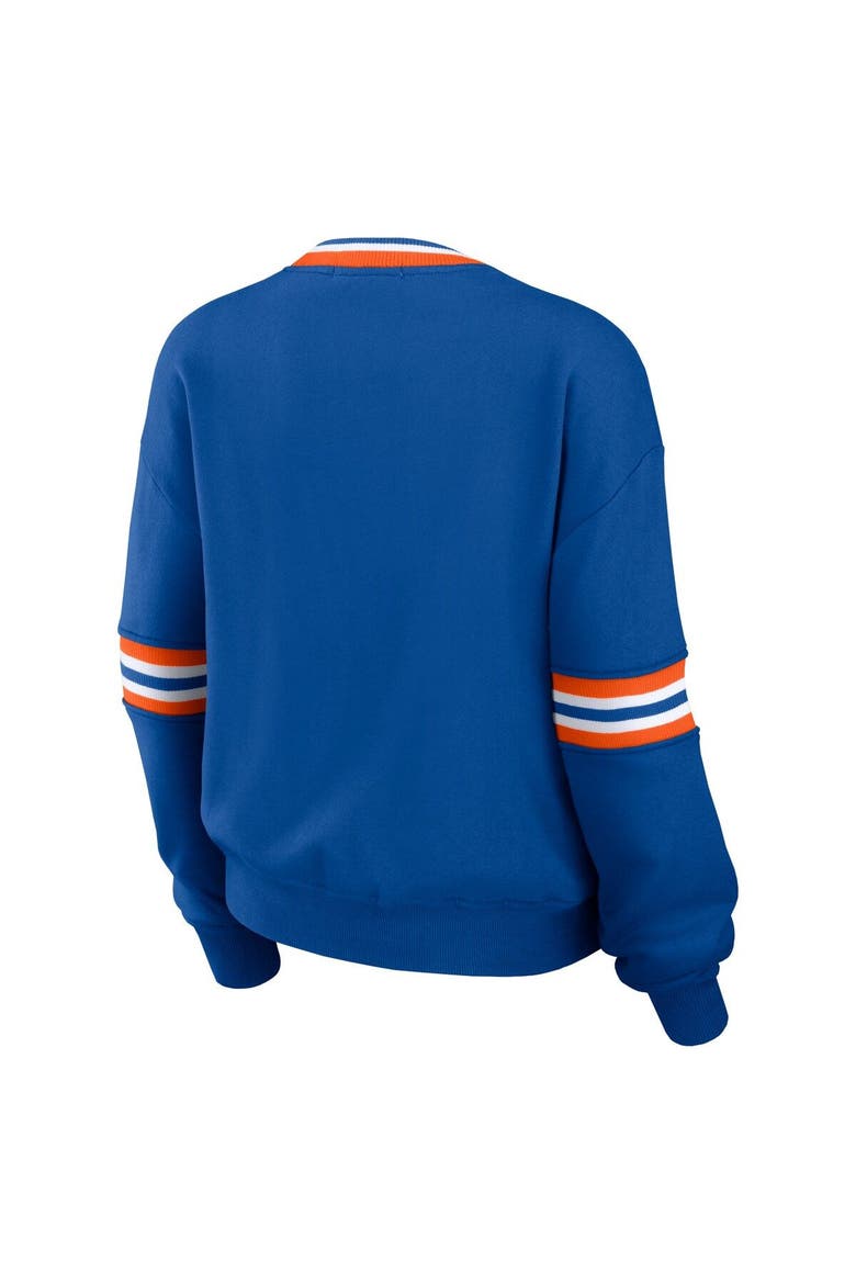 Women's WEAR by Erin Andrews Royal Florida Gators Vintage Pullover Sweatshirt, Alternate, color, Royal