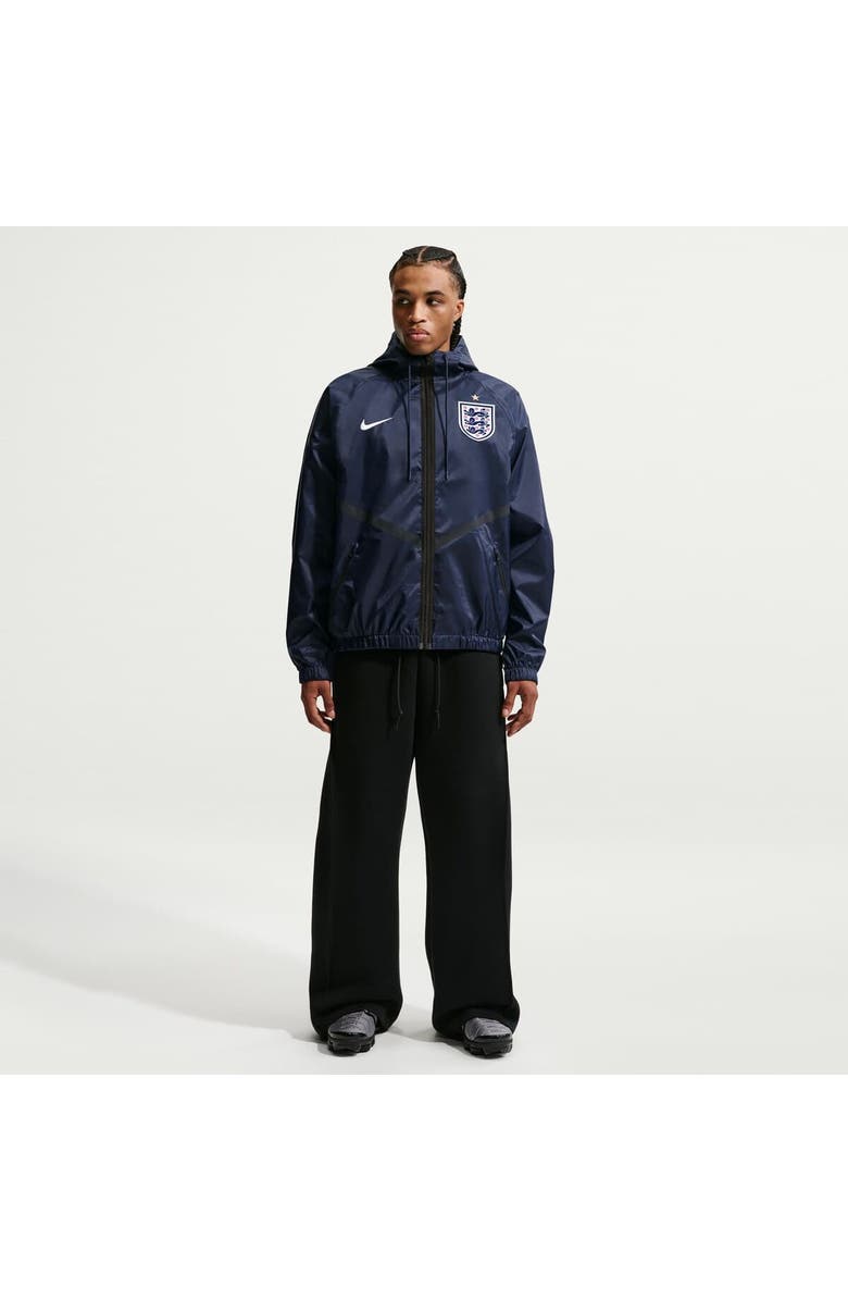 Nike Men's Nike Navy England National Team 2026 Anthem Dri-FIT Full-Zip Hooded Jacket, Main, color, Navy