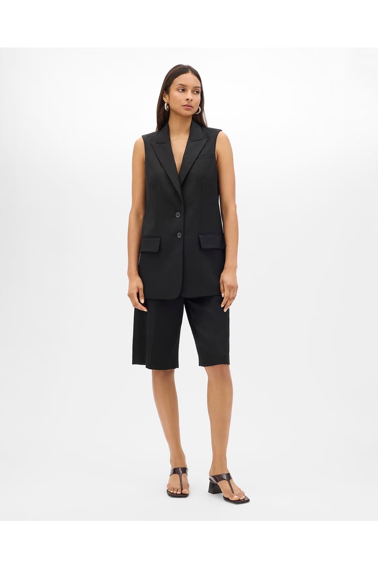 Easy Tie Vest, Alternate, color, Black