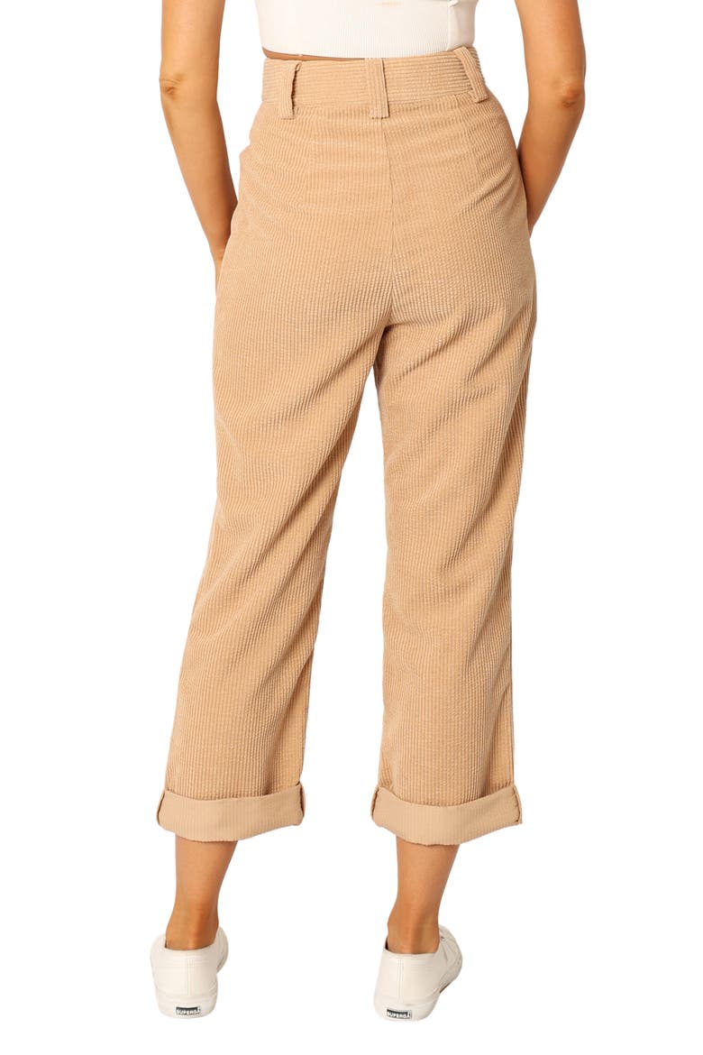 Talaren Cuffed Corduroy Pants, Alternate, color, BEIGE