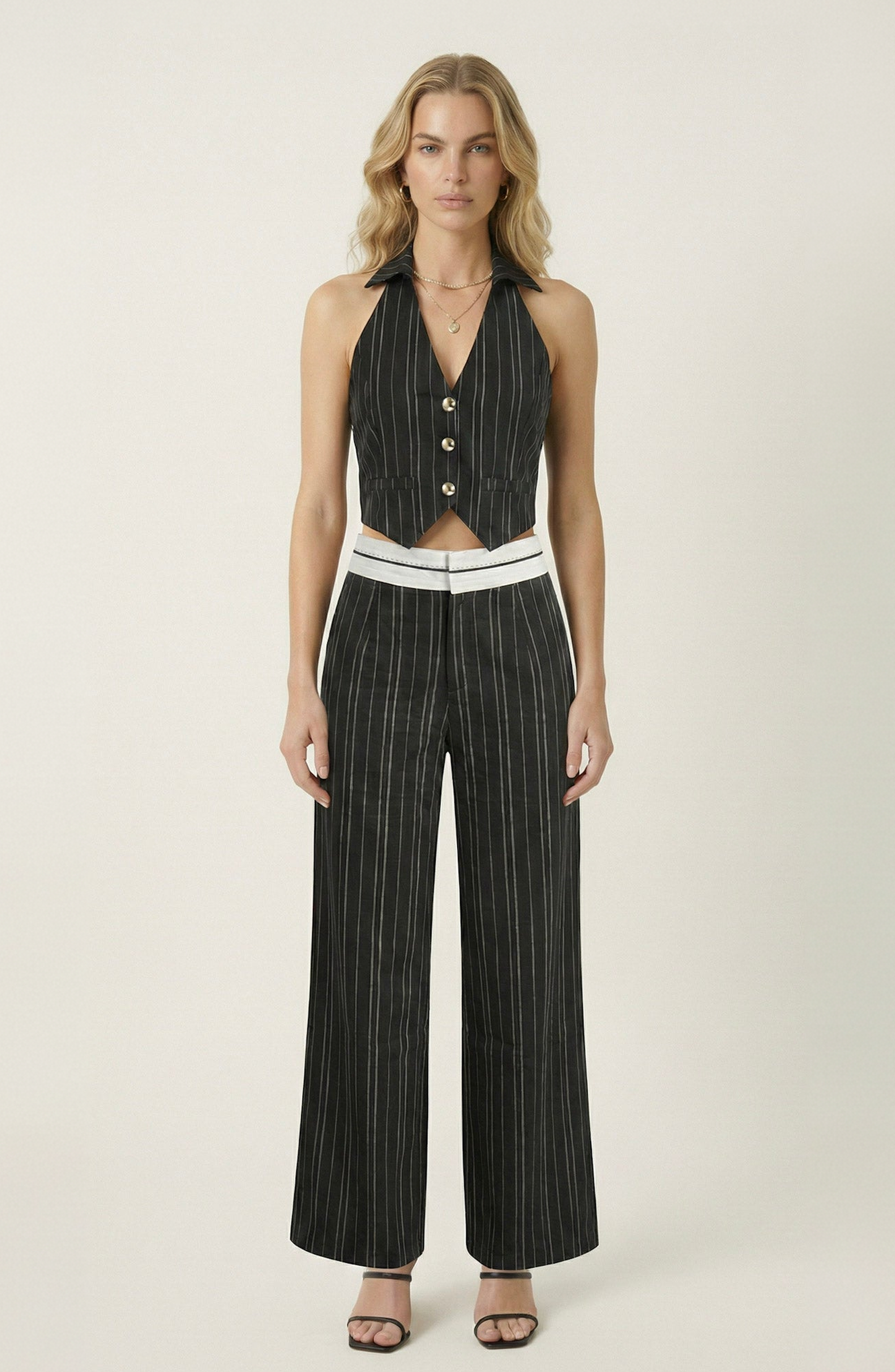 selected Black Pinstripe