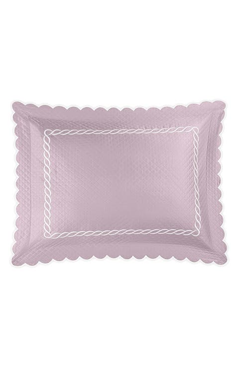 Classic Chain Scallop Matelassé Pillow Sham