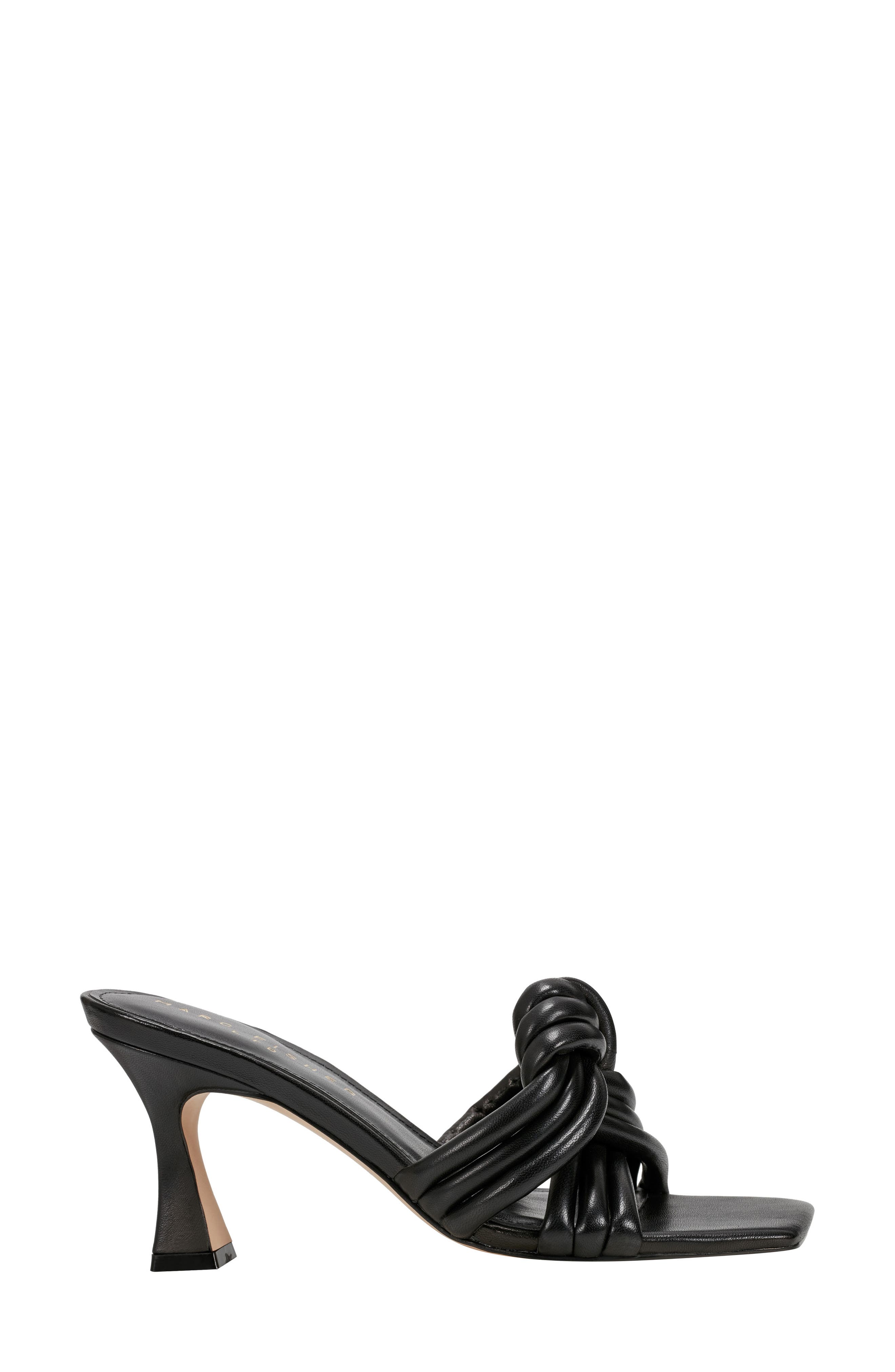 Marc Fisher LTD Dru Slide Sandal, Alternate, color, Black