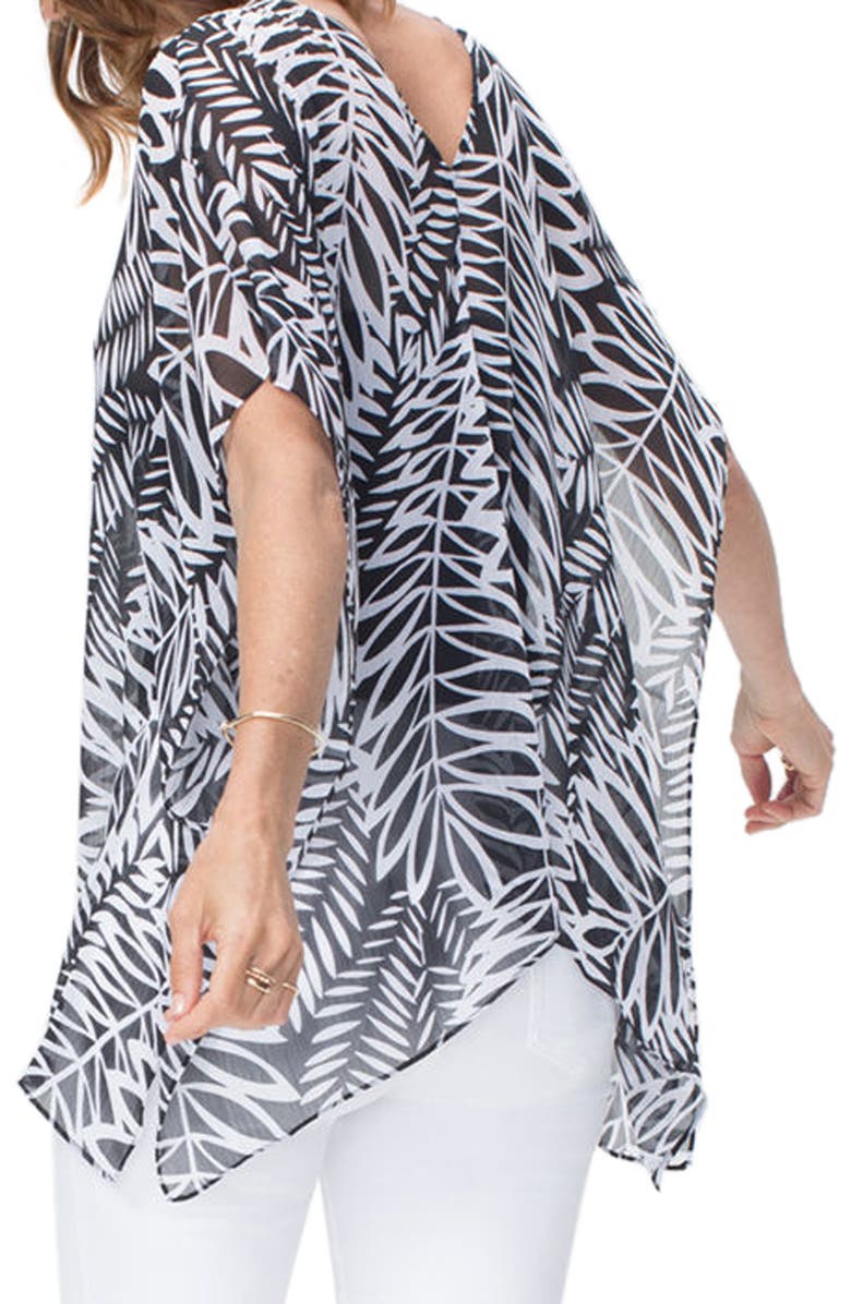 NYDJ Chiffon Caftan Top, Alternate, color,