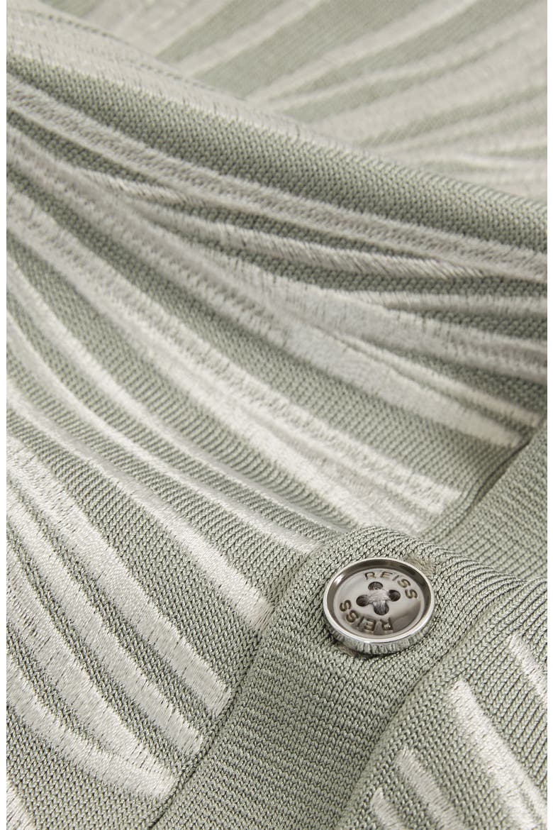 Laurent Floral Knit Camp Shirt, Alternate, color, SOFT SAGE