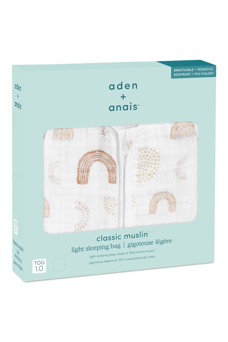 Cotton Muslin Wearable Blanket, Alternate, color, KEEP RISING TAN