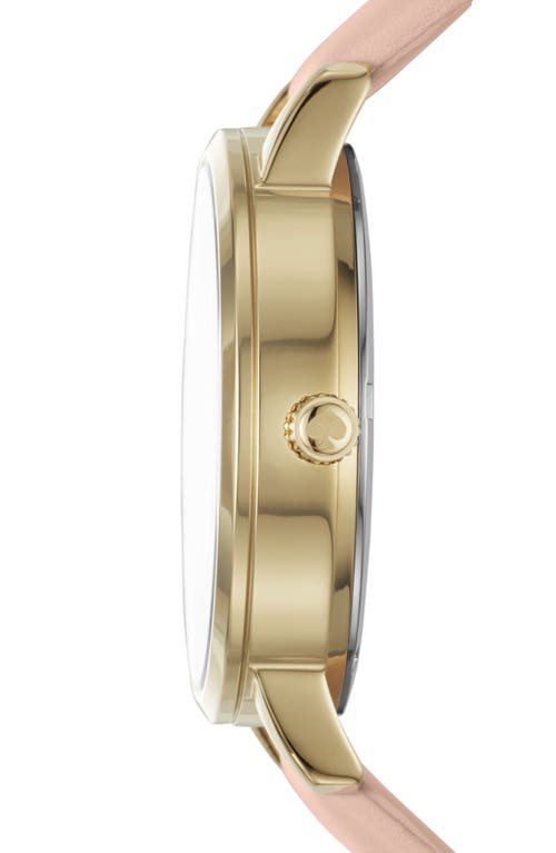 Kate Spade New York Grand Metro Antoine Leather Strap Watch, 38mm