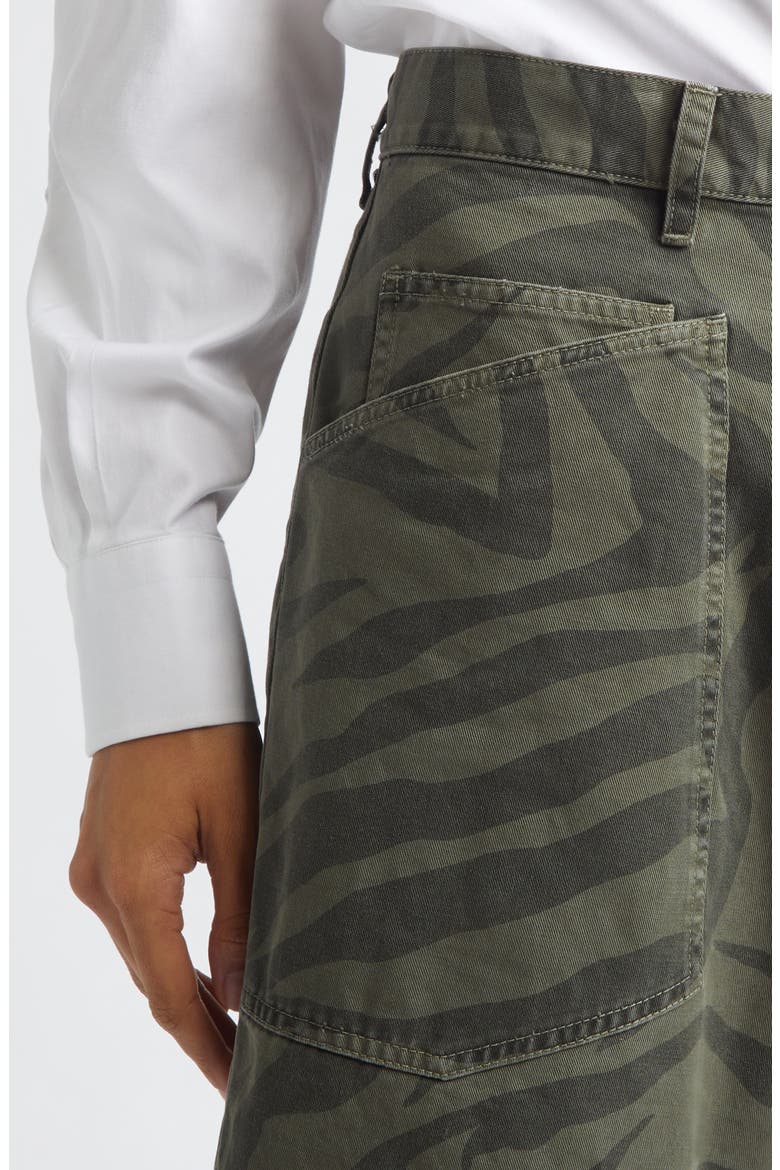 Shon Tiger Stripe Stretch Cotton Pants, Alternate, color, CAMO ZEBRA