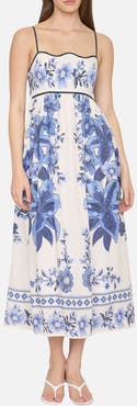 Blu Pepper Floral Empire Waist Midi Sundress
