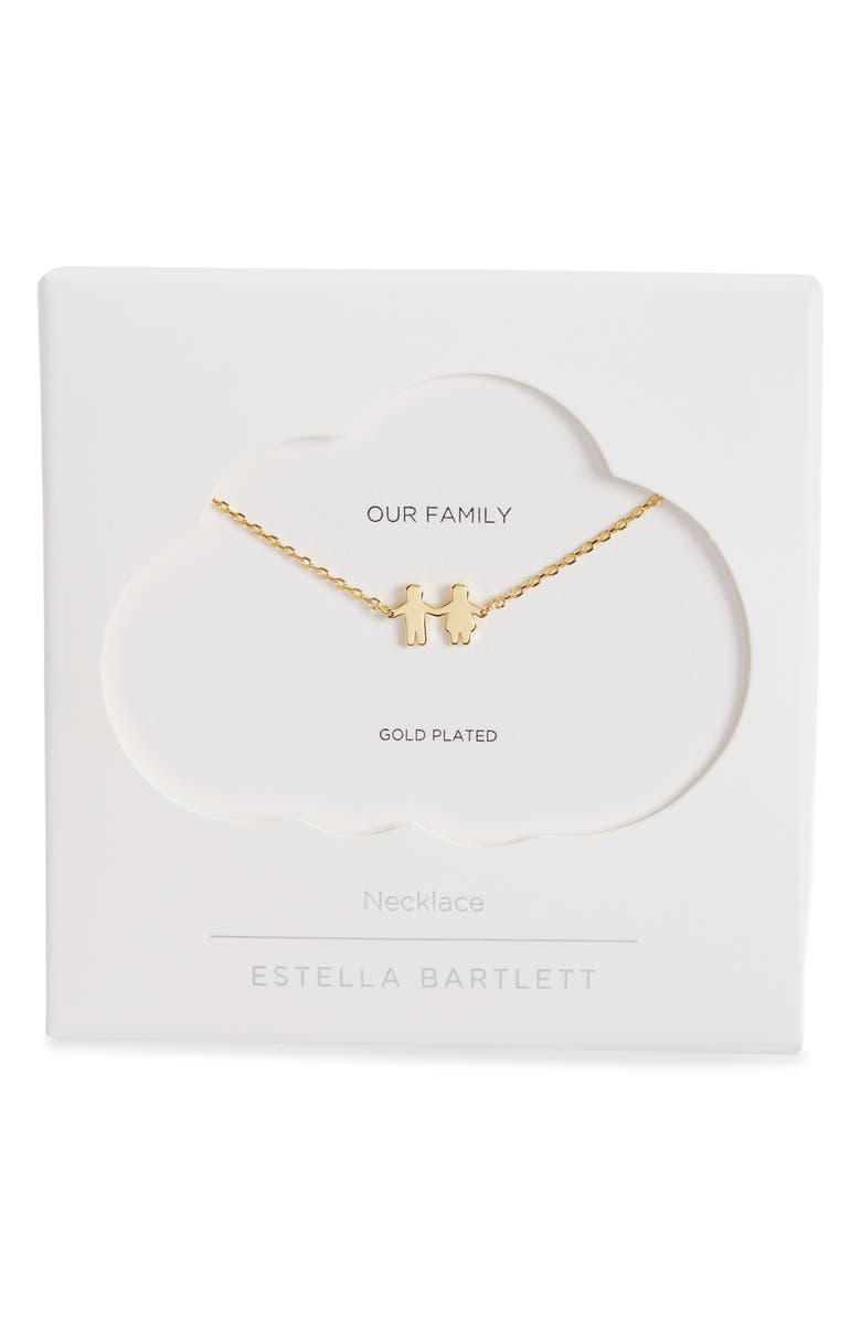 Estella Bartlett People Pendant Necklace, Alternate, color, Gold