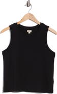 L'AGENCE Mikaela Cotton Ribbed Crop Tank