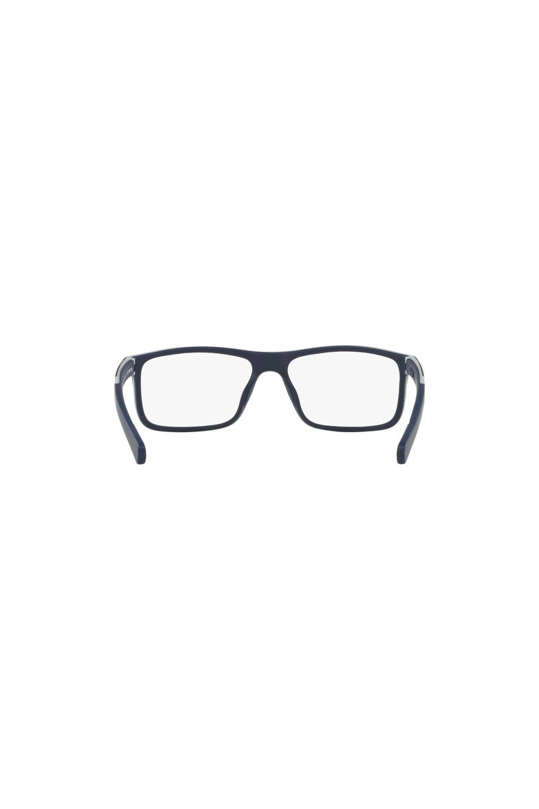 55mm Rectangle optical glasses, Alternate, color, Silver