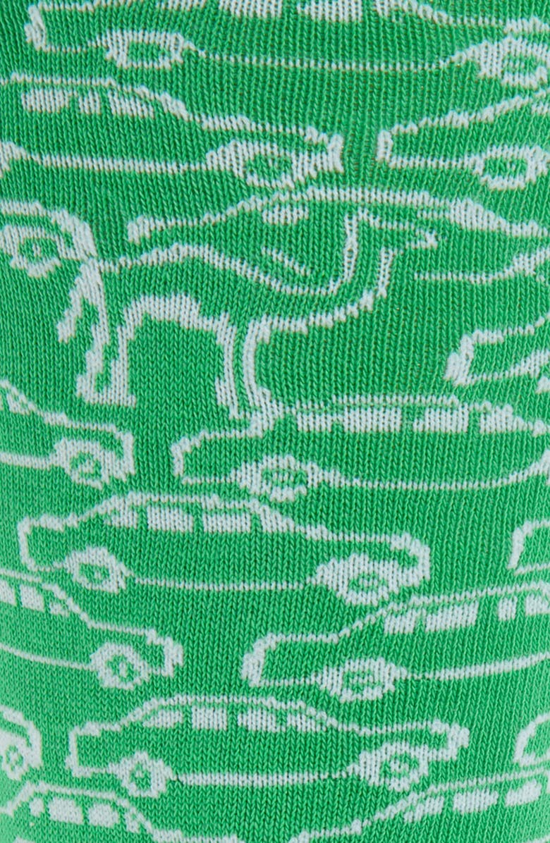 Paul Smith Cars & Camels Cotton Blend Dress Socks, Alternate, color, Medium Green