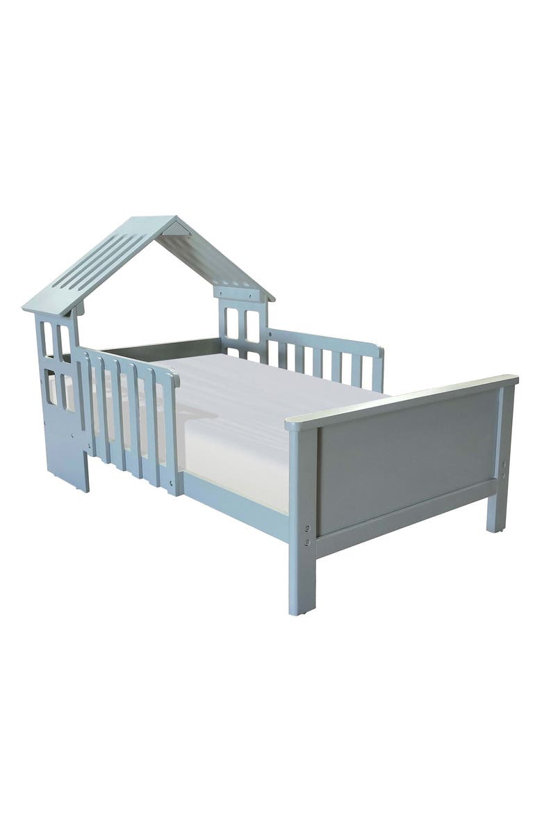 Little Partners TrüBliss<sup>™</sup> Lil' House Toddler Bed, Main, color, Silver Drop