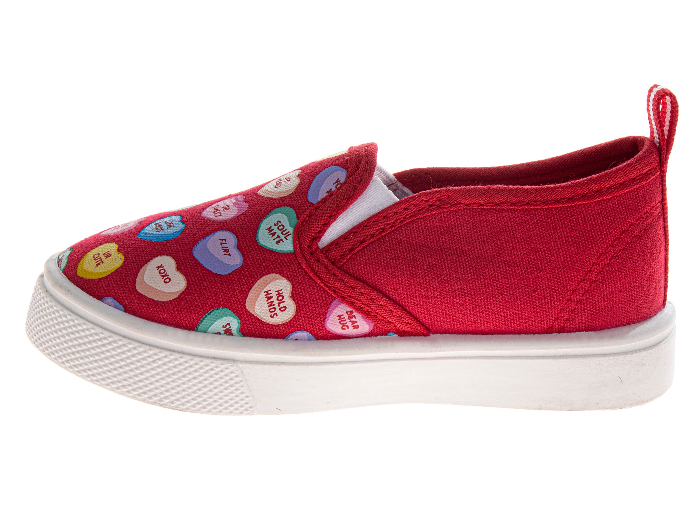 SweetHearts Conv. Hearts Slip-On 5-10, Alternate, color, Red Multi