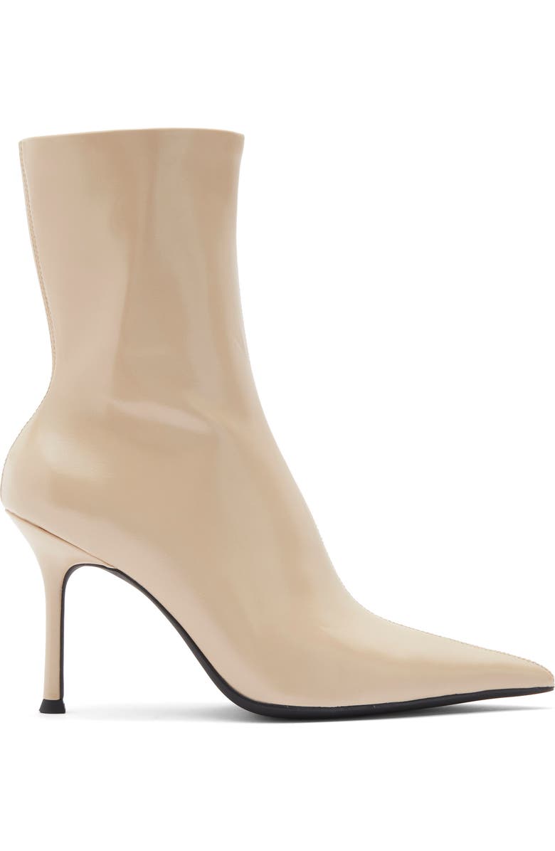 Jeffrey Campbell Daring Stiletto Bootie, Alternate, color, Light Beige