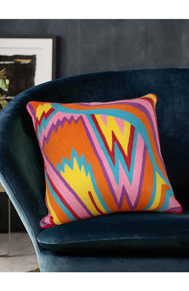 GAURI KOHLI Ramona Throw Pillow Cover, Alternate, color, Multicolored