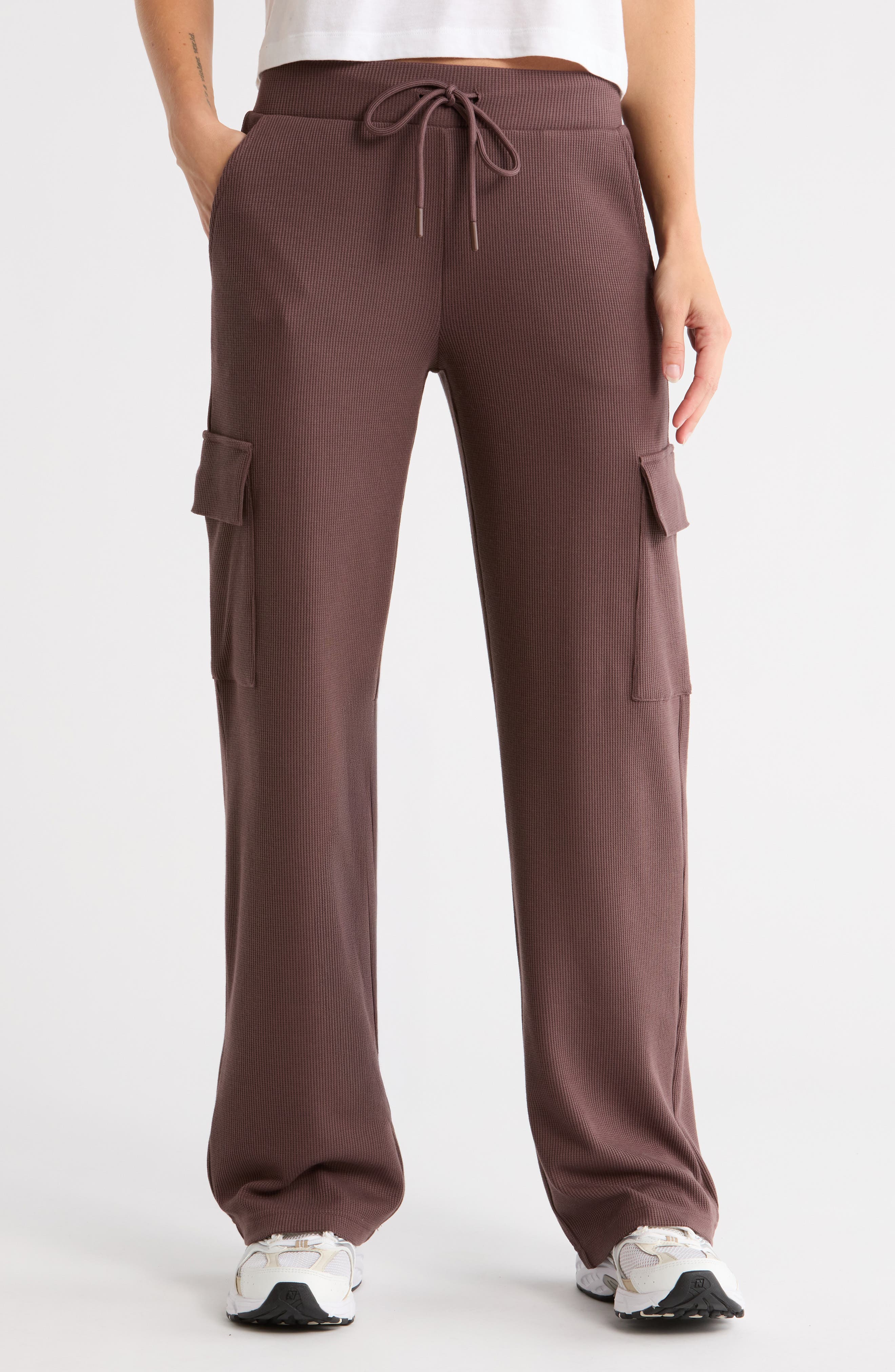 X by Gottex Waffle Knit Cargo Pants