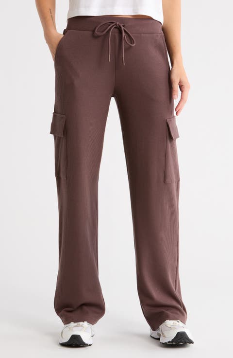 Waffle Knit Cargo Pants