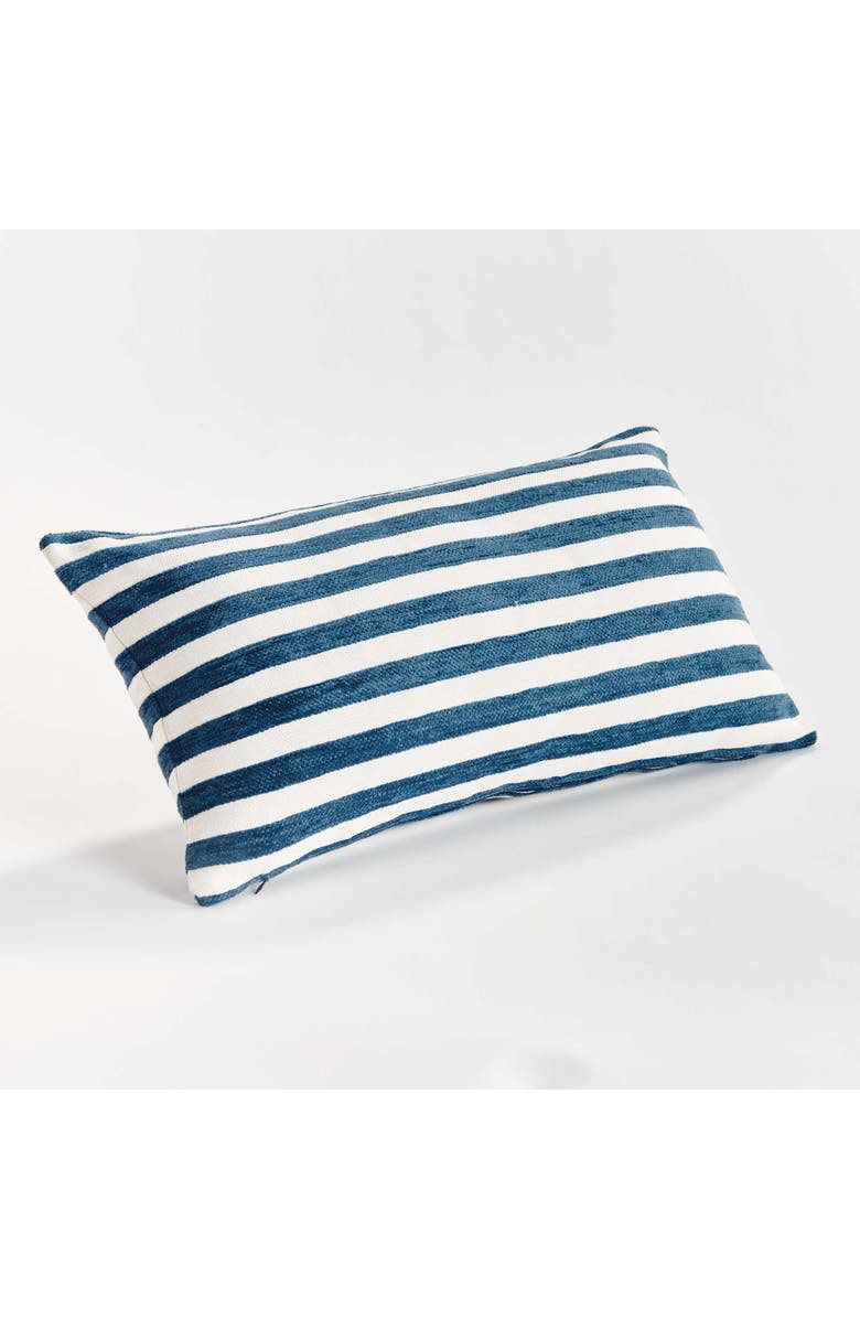 Napa Home & Garden Gideon Lumbar Indoor-Outdoor Pillow, Alternate, color, Blue