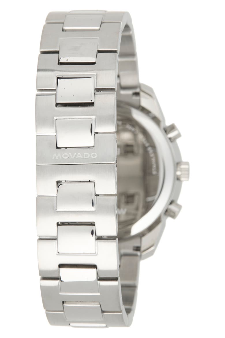Bold Sport Chronograph Bracelet Watch, 44mm, Alternate, color, SILVER