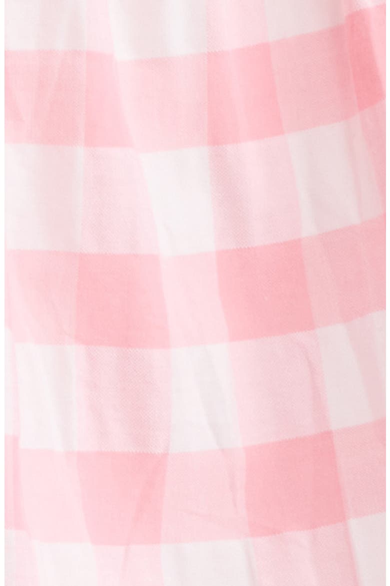Arletta Gingham Halter Minidress, Alternate, color, WATERMELON WAVES