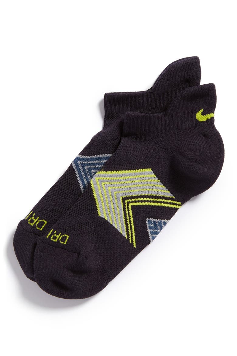 Dri-FIT No-Show Socks, Main, color, BLACK