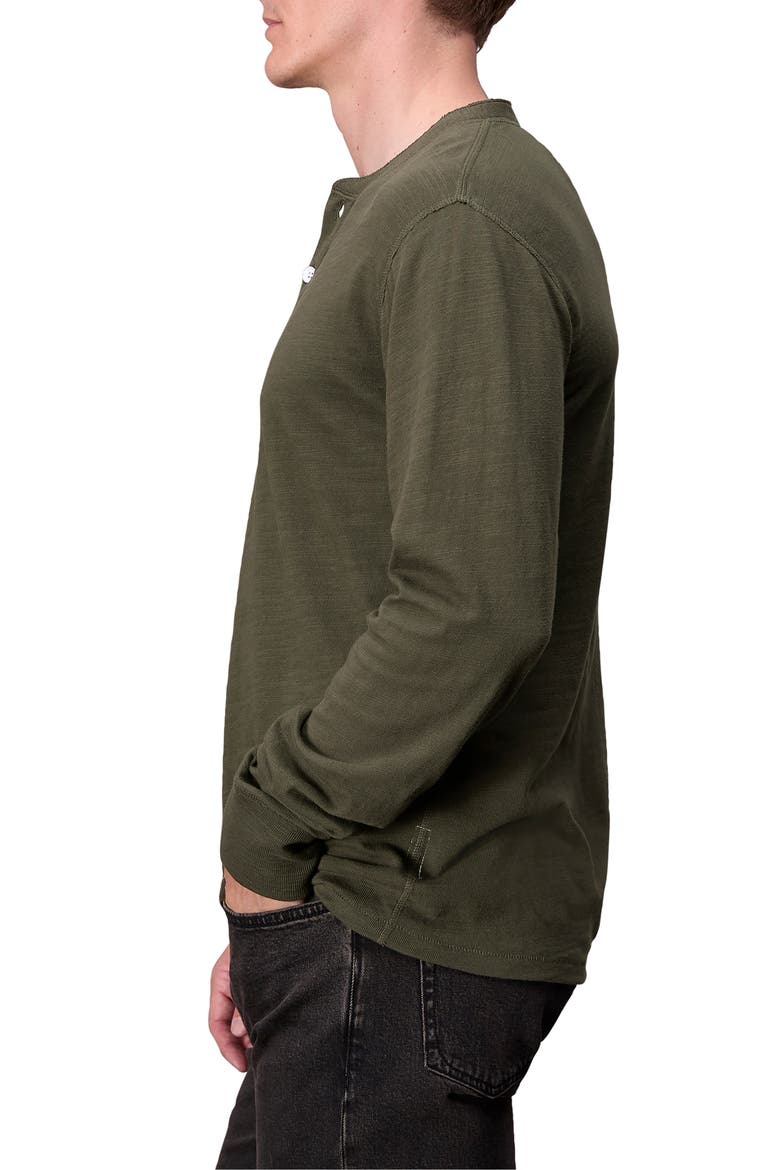 Classic Slim Fit Henley, Alternate, color, FORGREEN