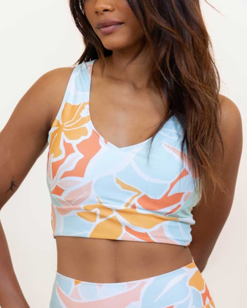 Underwire V-Neck Swim Top